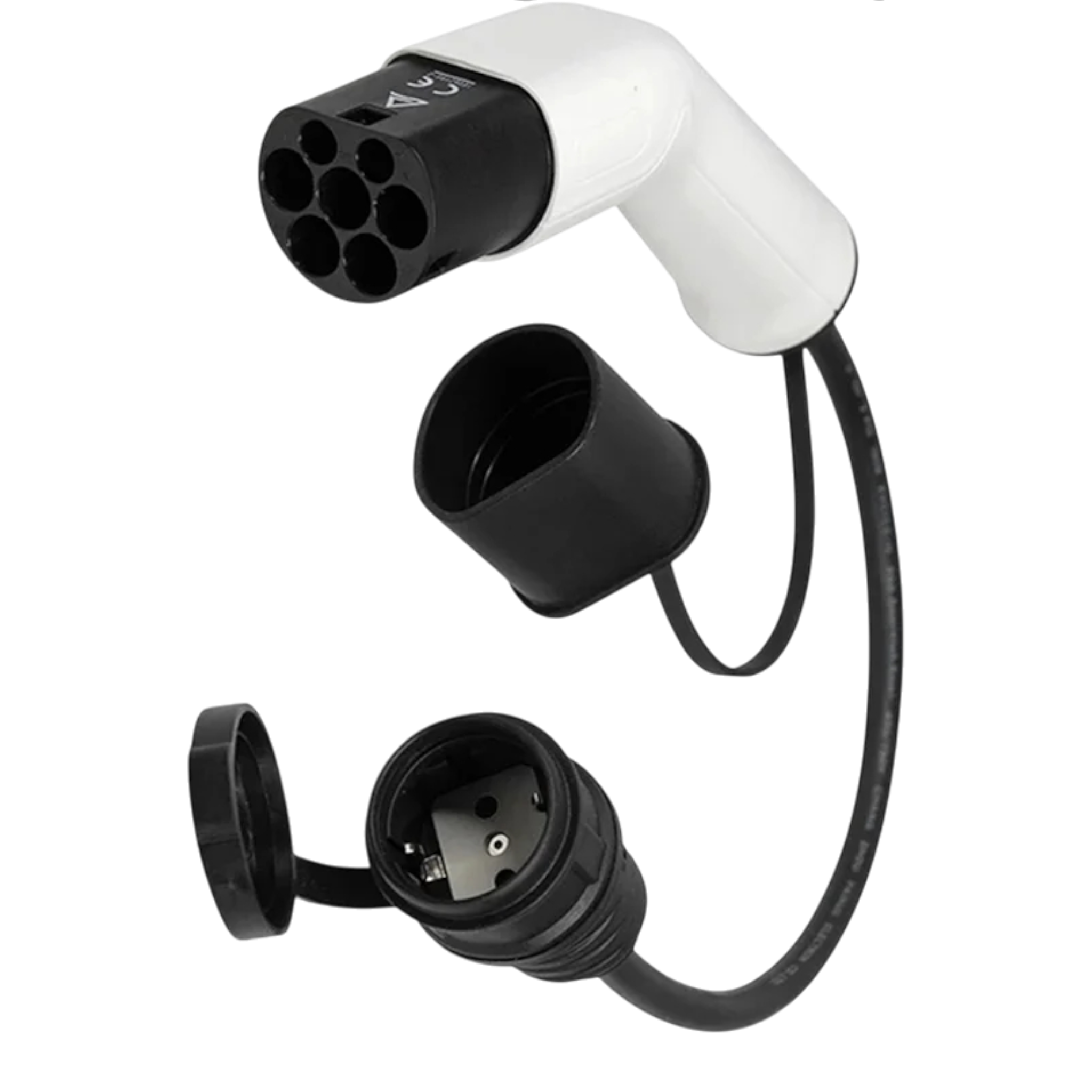 Type2 Naar Schuko 16amp adapter